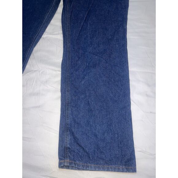 Carhartt Jeans Men’s Size 42x32 Blue Denim Relaxed Fit Work Pants Cotton 381-83 - Picture 4 of 13